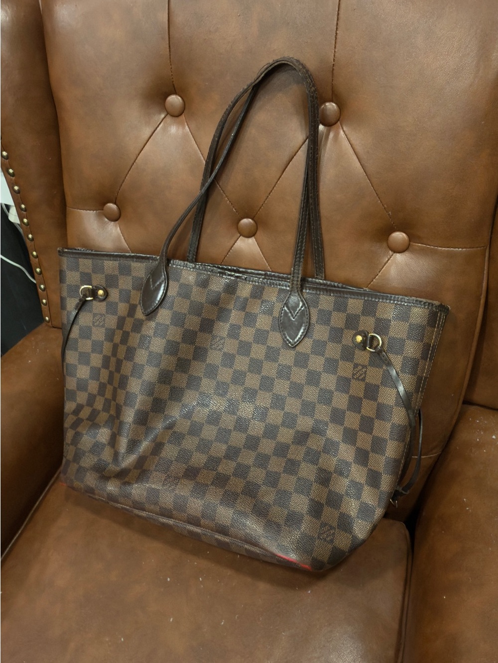 Louis Vuitton Damier Ebene Neverfull MM